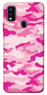 Чехол на ZTE Blade A51 camouflage pink фото 1 из 1