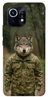 Чехол на Xiaomi Mi 11 Волк защитник фото 1 из 1