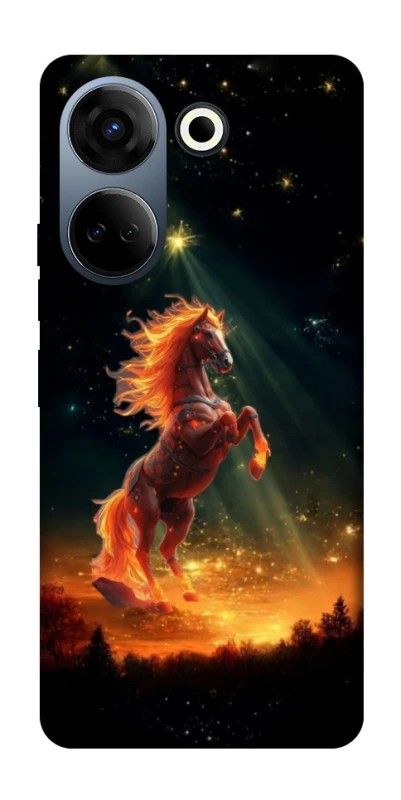 Чохол на TECNO Camon 20 Pro (CK7n) Red Fire Horse ver.2 фото 1 з 1