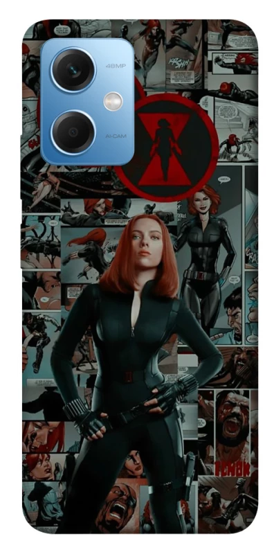Чохол на Xiaomi Redmi Note 12 5G Black Widow фото 1 з 1