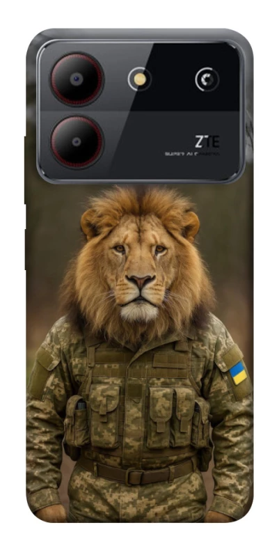 Чохол на ZTE Blade A54 4G Лев захисник фото 1 з 1