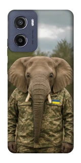 Чехол на Motorola Moto E15 Слон защитник фото 1 из 1
