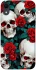 Чохол на Apple iPhone XR (6.1") skull and rose фото 1 з 1