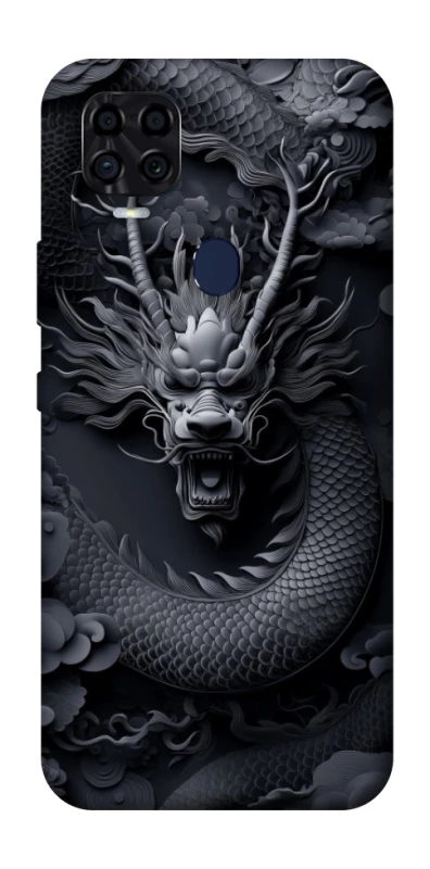 Чохол на ZTE Blade v2020 black dragon фото 1 з 1