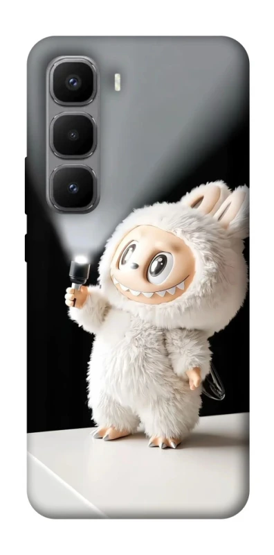 Чохол на Infinix Hot 60 Pro+ Labubu with flashlight ver.2 фото 1 з 1