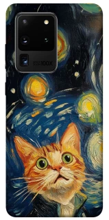 Чехол на Samsung Galaxy S20 Ultra paint cat фото 1 из 1