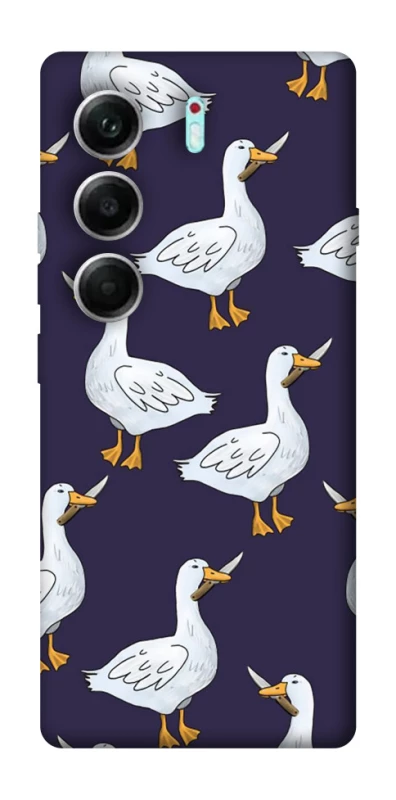 Чехол на Tecno Camon 40 Pro Гуси с претензией фото 1 из 1