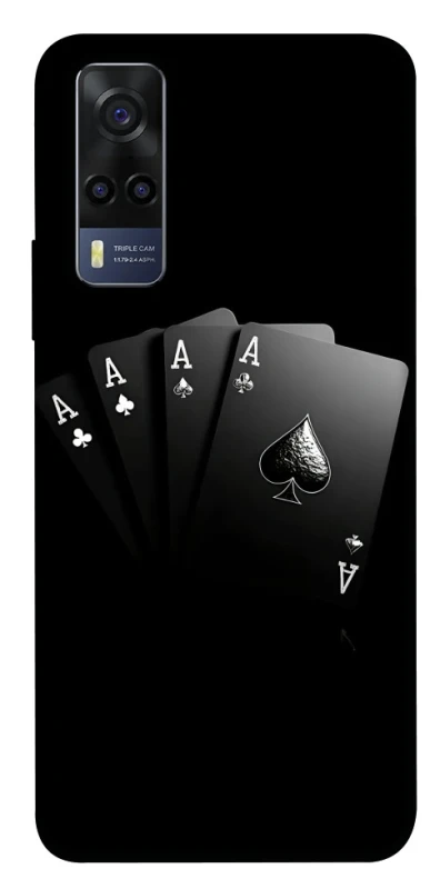 Чохол на Vivo Y53s Black Cards фото 1 з 1