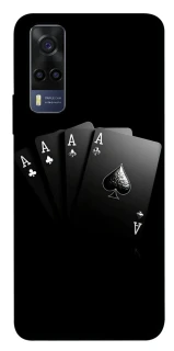 Чехол на Vivo Y53s Black Cards фото 1 из 1