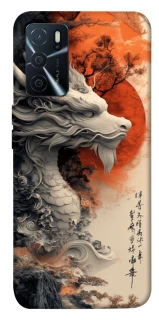 Чехол на Oppo A16s / A16 white dragon фото 1 из 1