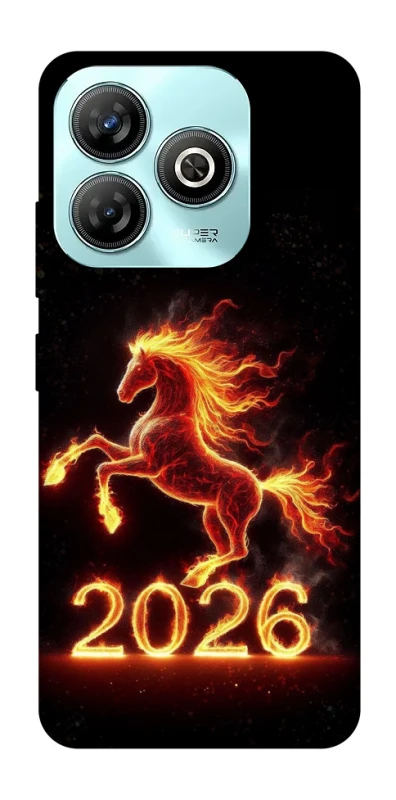 Чохол на ZTE Blade A75 4G Red Fire Horse ver.1 фото 1 з 1
