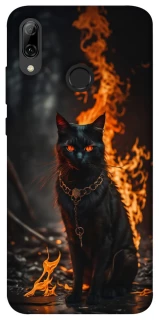 Чехол на Huawei P Smart (2019) Огненный кот фото 1 из 1