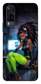Чехол на Vivo Y31 Cyber girl фото 1 из 1