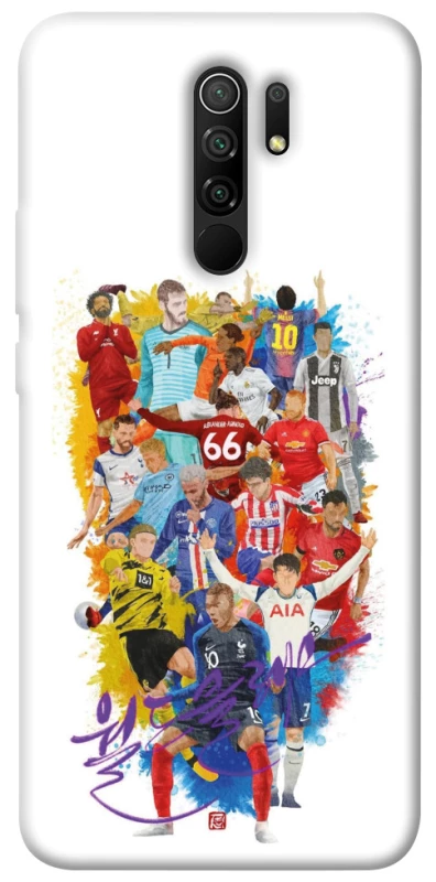 Чохол на Xiaomi Redmi 9 Football Abstract v2 фото 1 з 1