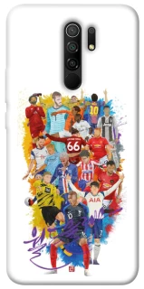 Чохол на Xiaomi Redmi 9 Football Abstract v2 фото 1 з 1