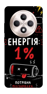 Чехол на Oppo Reno 12 F 4G/5G Енергія: 1% фото 1 из 1