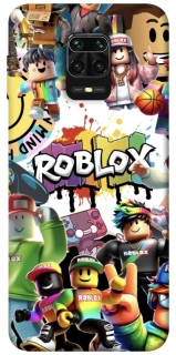 Чохол на Xiaomi Redmi Note 9s / Note 9 Pro / Note 9 Pro Max Roblox Characters Collage фото 1 з 1