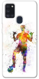 Чохол на Samsung Galaxy A21s Football Player v3 фото 1 з 1