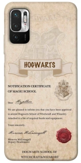 Чехол на Xiaomi Poco M3 Pro 4G / 5G The Hogwarts acceptance letter фото 1 из 1