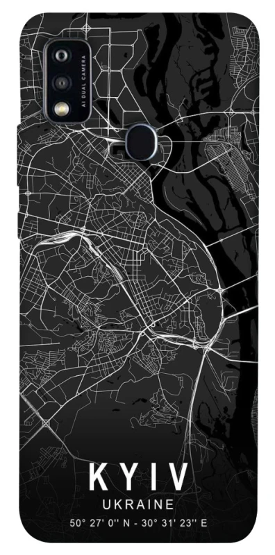 Чехол на ZTE Blade A51 Kyiv map фото 1 из 1