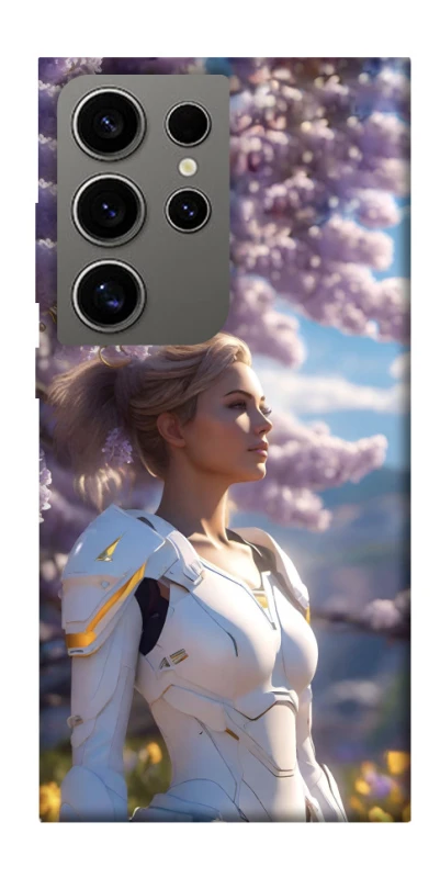 Чохол на Samsung Galaxy S24 Ultra Cyber space girl ver.1 фото 1 з 1