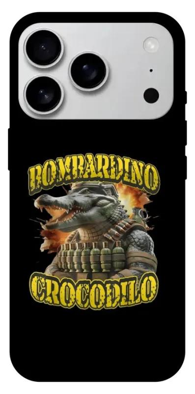 Чехол на Apple iPhone 18 Pro Max Bombardino Crocodilo фото 1 из 1