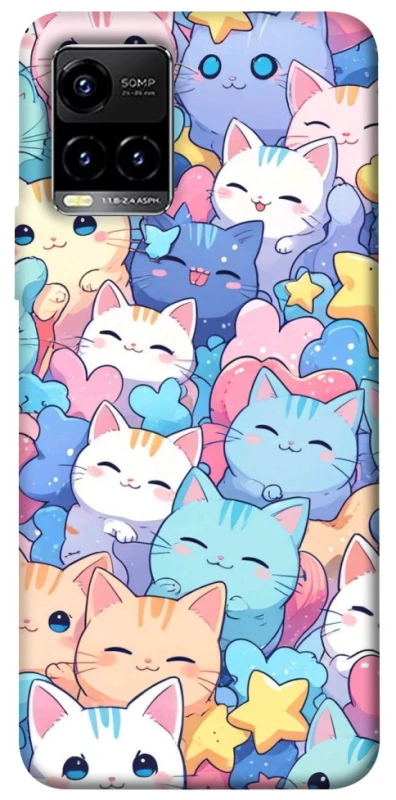 Чехол на Vivo Y21 / Y33s Funny Kittens ver.3 фото 1 из 1