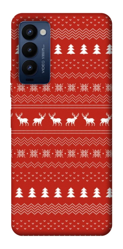 Чехол на TECNO Camon 18 Pro Новогодний v12 фото 1 из 1