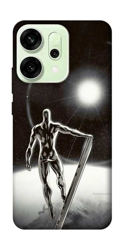 Чохол на Oppo Reno 14 Срібний серфер фото 1 з 1