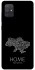 Чехол на Samsung Galaxy A71 Ukraine black map фото 1 из 1