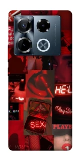 Чехол на Infinix Note 40 Pro 4G Love collage ver.3 фото 1 из 1