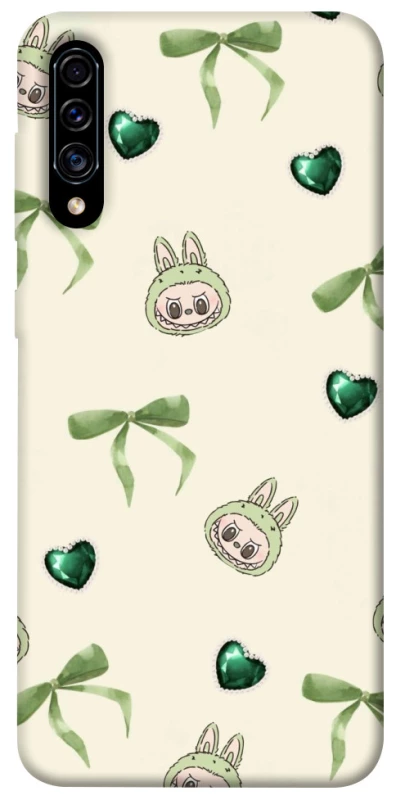 Чохол на Samsung Galaxy A50 (A505F) / A50s / A30s Labubu Green Heart фото 1 з 1