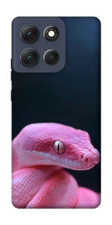 Чехол на Motorola Moto G86 Розовая Змея фото 1 из 1