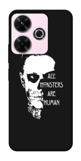 Чехол на Xiaomi Redmi 13 4G All Monsters are Human фото 1 из 1