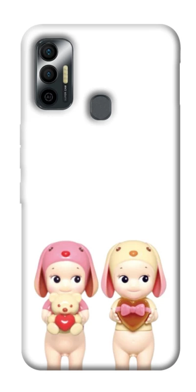 Чохол на TECNO Spark 7 Puppy Love Duo фото 1 з 1