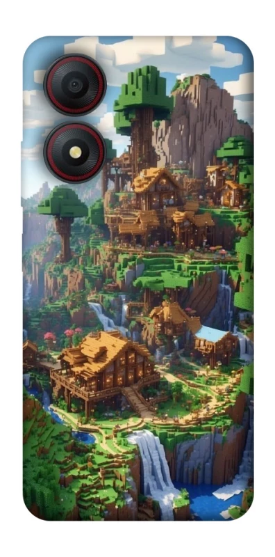 Чохол на ZTE Blade A34 4G Minecraft universe фото 1 з 1