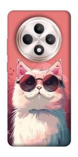 Чохол на Oppo Reno 12 F 4G/5G Сat with glasses фото 1 з 1