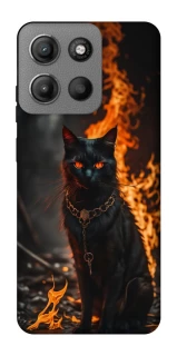 Чохол на Motorola Moto G15 Power Вогняний кіт фото 1 з 1