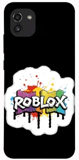 Чехол на Samsung Galaxy A03 Roblox logo ver.2 фото 1 из 1