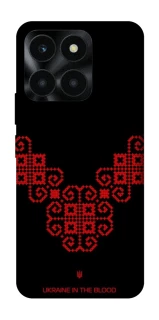 Чохол на Huawei Honor X6a Чорно-червона вишиванка фото 1 з 1