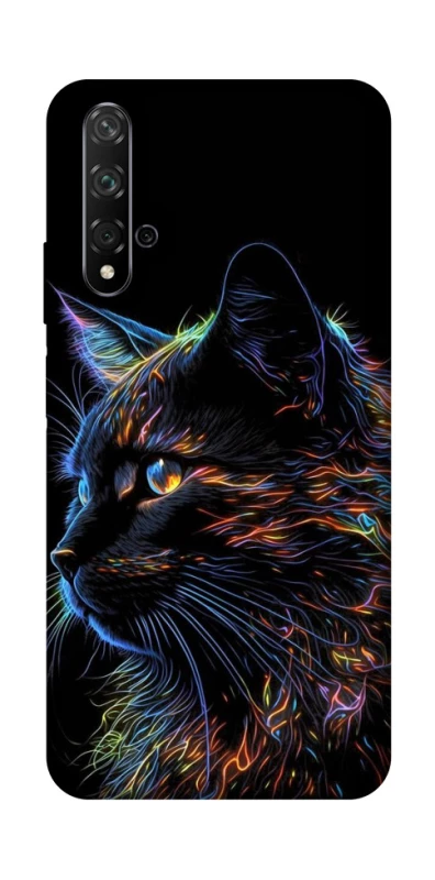 Чохол на Huawei Honor 20 / Nova 5T Чорний кіт фото 1 з 1