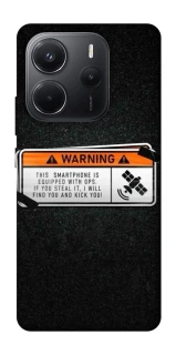 Чехол на Xiaomi Redmi Note 14 4G (Int. version) Warning фото 1 из 1