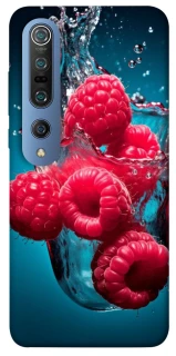Чехол на Xiaomi Mi 10 / Mi 10 Pro Малинка в воде фото 1 из 1