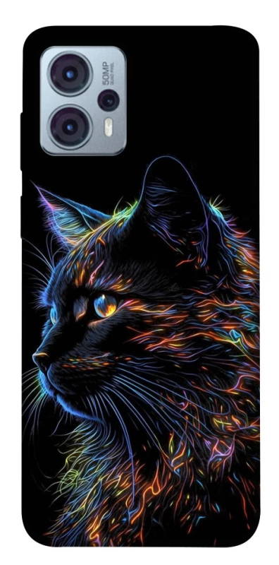 Чохол на Motorola Moto G23 Чорний кіт фото 1 Чохол на Motorola Moto G23 Чорний кіт фото 1 з 1