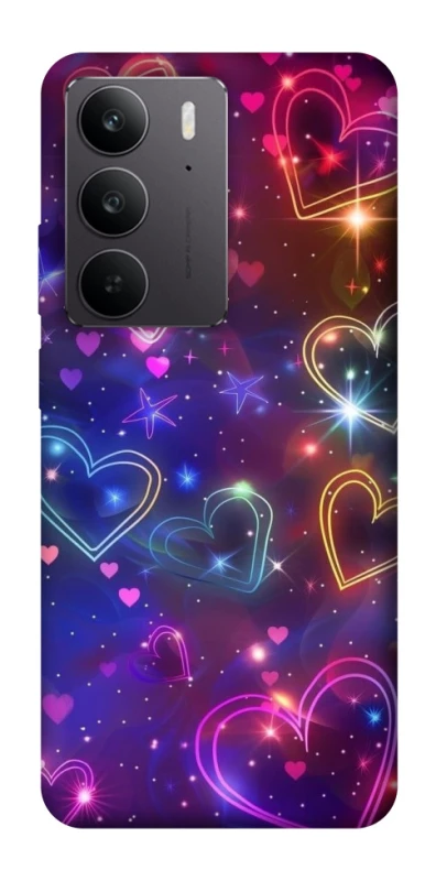Чехол на Realme C75 Drawn hearts фото 1 из 1