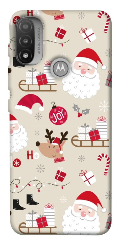 Чохол на Motorola Moto E20 Новорічний v1 фото 1 з 1