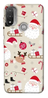 Чохол на Motorola Moto E20 Новорічний v1 фото 1 з 1