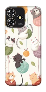 Чохол на ZTE Blade A73 4G Funny Kittens фото 1 з 1