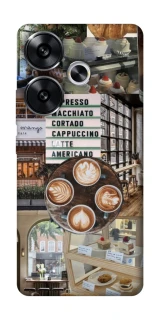 Чохол на Xiaomi Poco F6 Coffee collage ver.5 фото 1 з 1