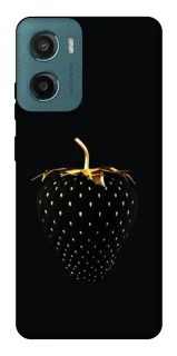 Чохол на Motorola Moto G06 Чорна полуниця фото 1 з 1